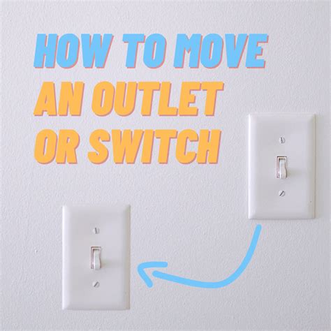 how to move an electrical box for a light fixture|how to move a light switch.